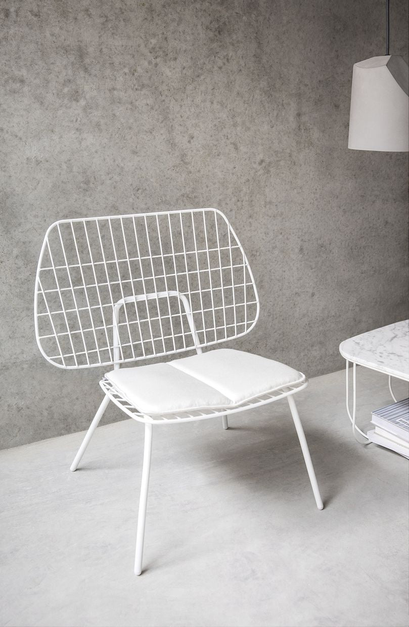 Audo Copenhagen Wm String Seat Pushion Outdoor/Lounge, mørkegrå