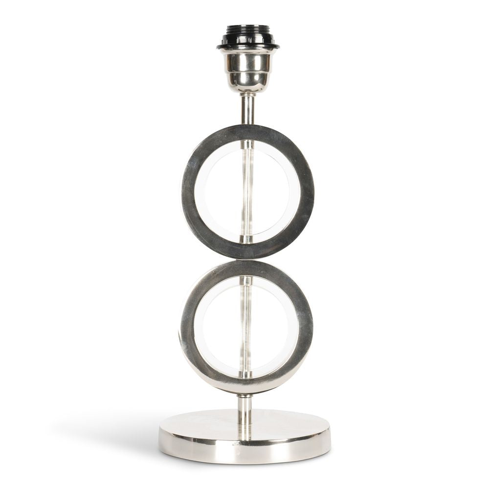 [product_category]-Authentic Models Art Deco Circle Lamp Circular Double, Silver-Authentic Models-781934585985-SL085-AUT-2