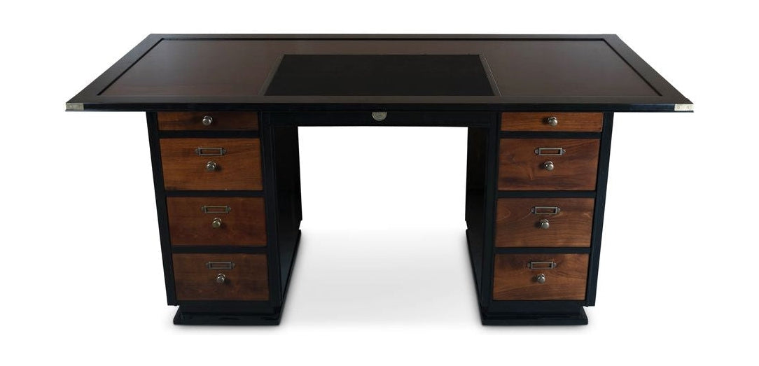 [product_category]-Authentic Models Captain's Desk Lx H 170x78, Black-Authentic Models-781934549024-MF014-AUT-1