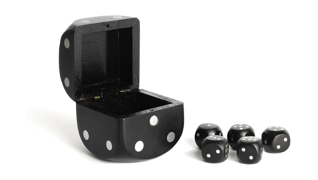 [product_category]-Authentic Models Cube Box Throw The Dice, Black-Authentic Models-781934585855-GR031B-AUT-1