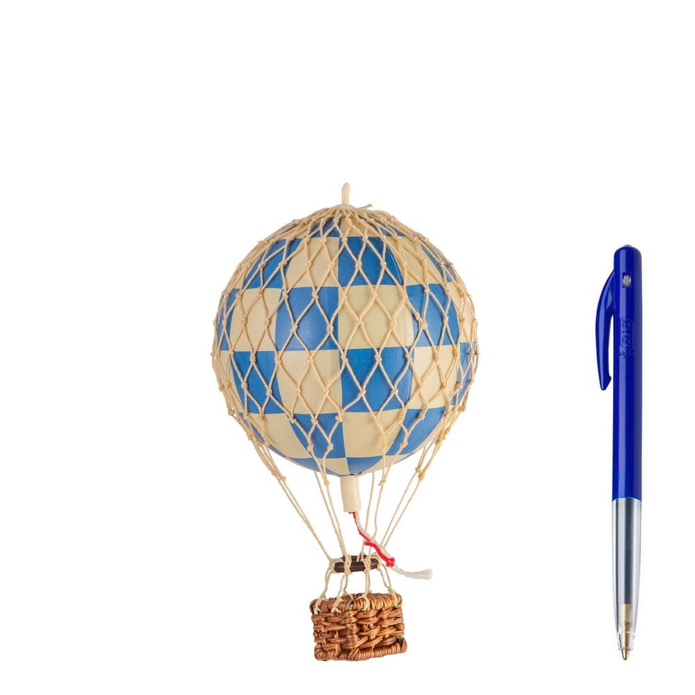 [product_category]-Authentic Models Floating The Skies Balloon Model, Check Blue, ø 8.5 Cm-Authentic Models-781934584353-AP160CB-AUT-8