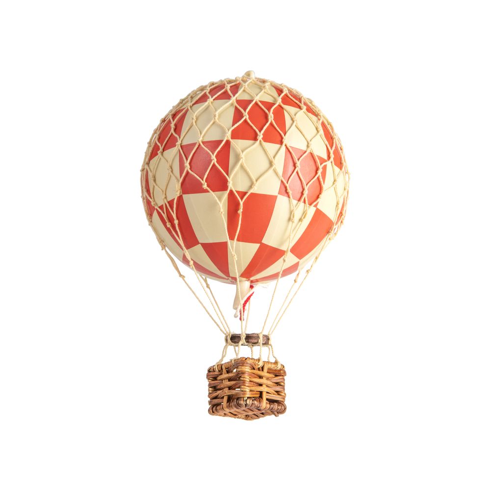 [product_category]-Authentic Models Floating The Skies Balloon Model, Check Red, ø 8.5 Cm-Authentic Models-781934584360-AP160CR-AUT-2