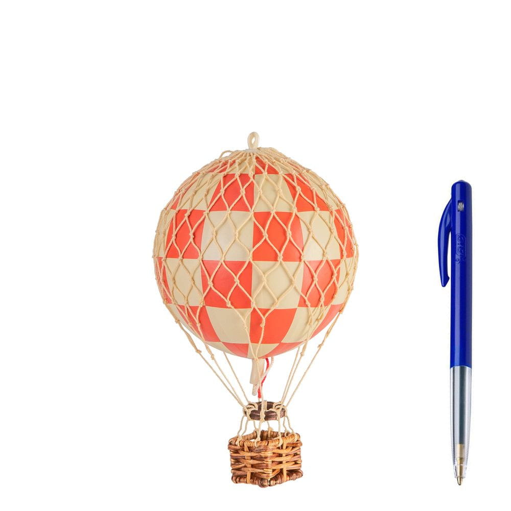 [product_category]-Authentic Models Floating The Skies Balloon Model, Check Red, ø 8.5 Cm-Authentic Models-781934584360-AP160CR-AUT-8