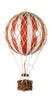Authentic Models Flydende himmelballonmodel, rød/hvid, Ø 8,5 cm