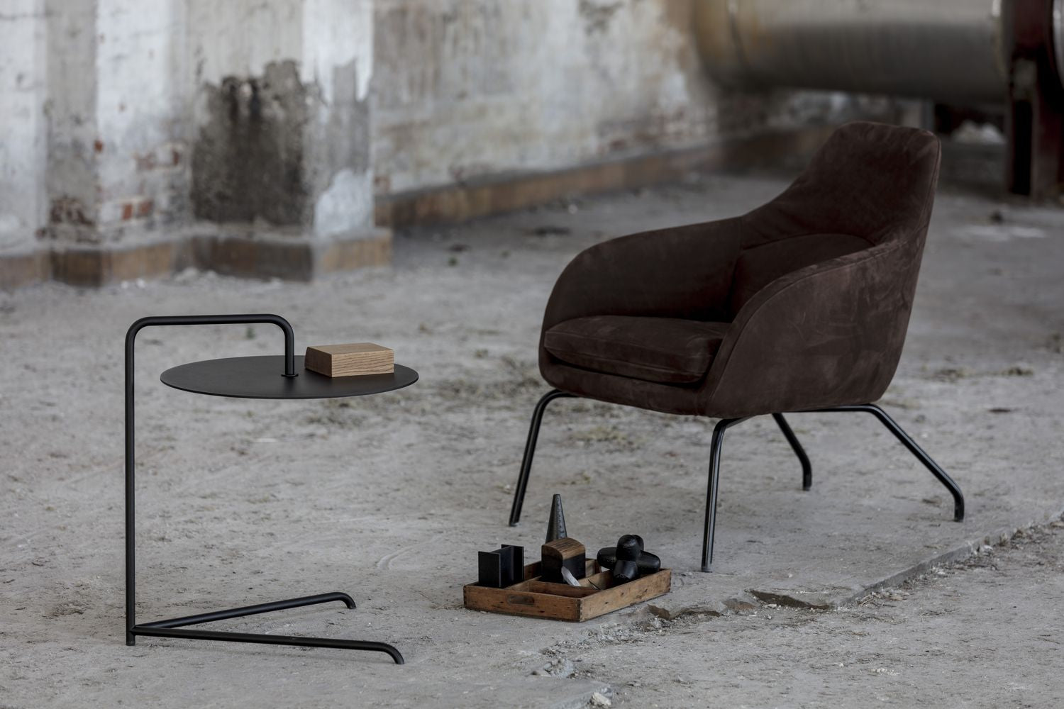 [product_category]-Bent Hansen Asento Lounge Chair, Black Steel/Black Adrian Leather Frame-Bent Hansen-5713911000018-01563P_9999-02-01-BEN-5
