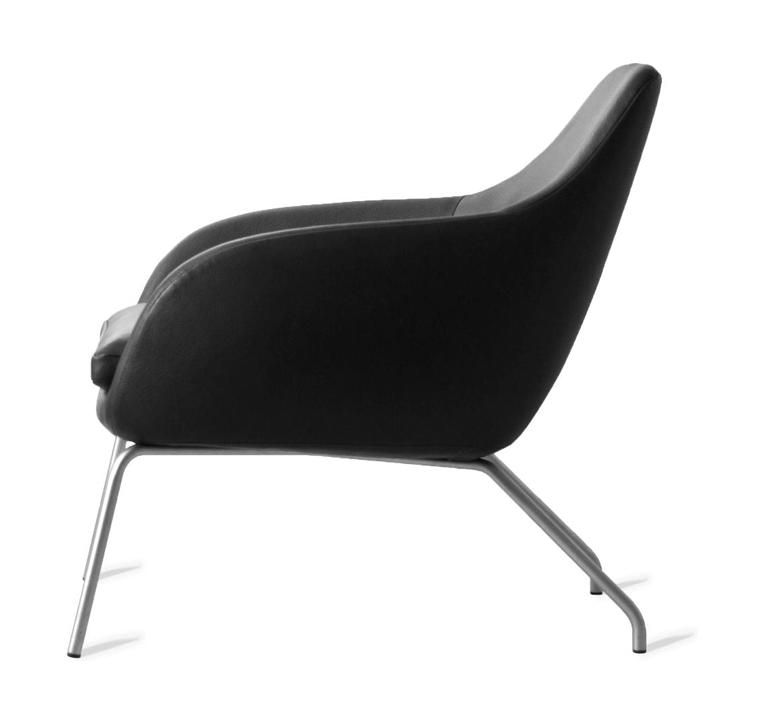 [product_category]-Bent Hansen Asento Lounge Chair, Brushed Steel/Black Adrian Leather Frame-Bent Hansen-5713911003835-01562P_9999-02-01-BEN-1