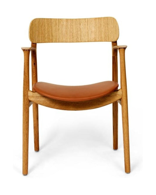 [product_category]-Bent Hansen Asger Chair Polsters Seat, Oil Oak/Whiskey Ranchero Leather-Bent Hansen-5713911008502-FSC1282700P0p_9000-01-25-BEN-1