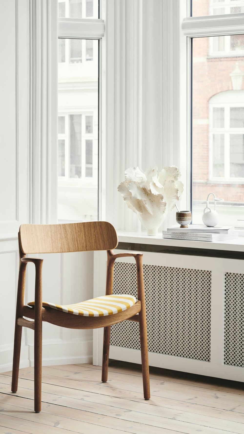 [product_category]-Bent Hansen Asger Chair Polsters Seat, Oiled Oak/Langeland Nord F Fabric-Bent Hansen-5713911008588-FSC1282700P0p_9100-01-03-BEN-10
