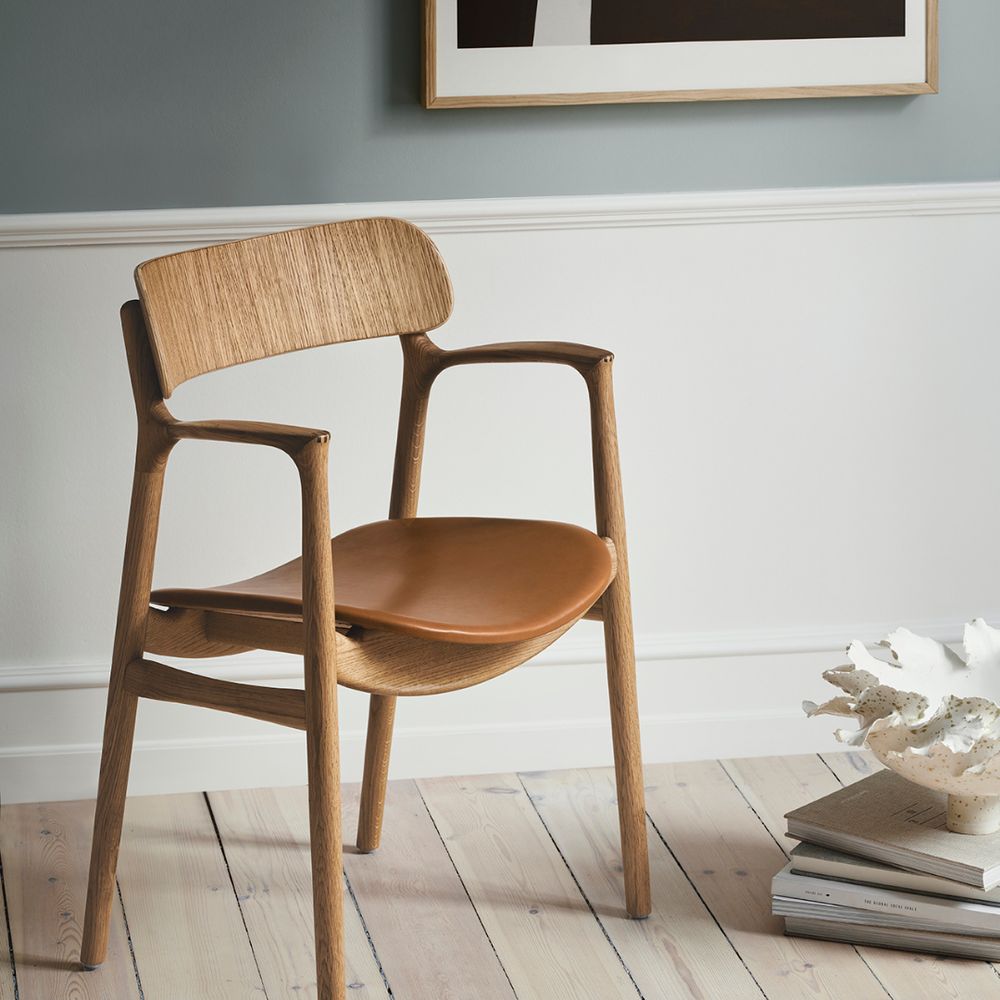 [product_category]-Bent Hansen Asger Chair Polsters Seat, Oiled Oak/Langeland Nord F Fabric-Bent Hansen-5713911008588-FSC1282700P0p_9100-01-03-BEN-15