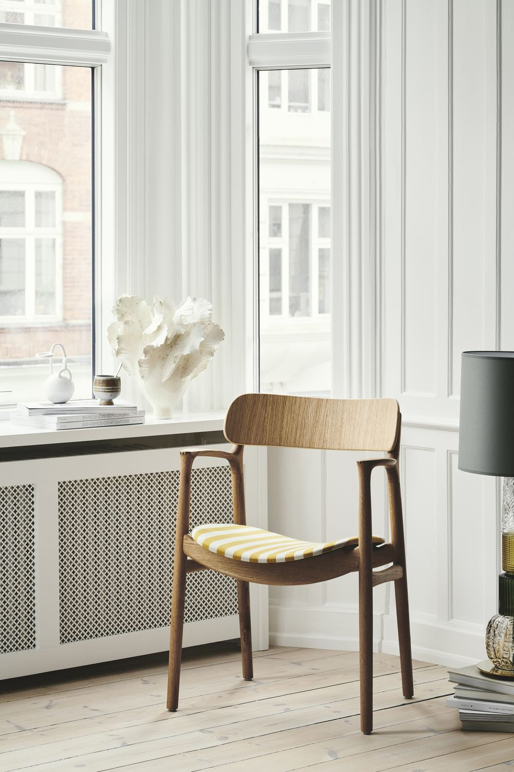 [product_category]-Bent Hansen Asger Chair Polsters Seat, Oiled Oak/Langeland Nord F Fabric-Bent Hansen-5713911008588-FSC1282700P0p_9100-01-03-BEN-7