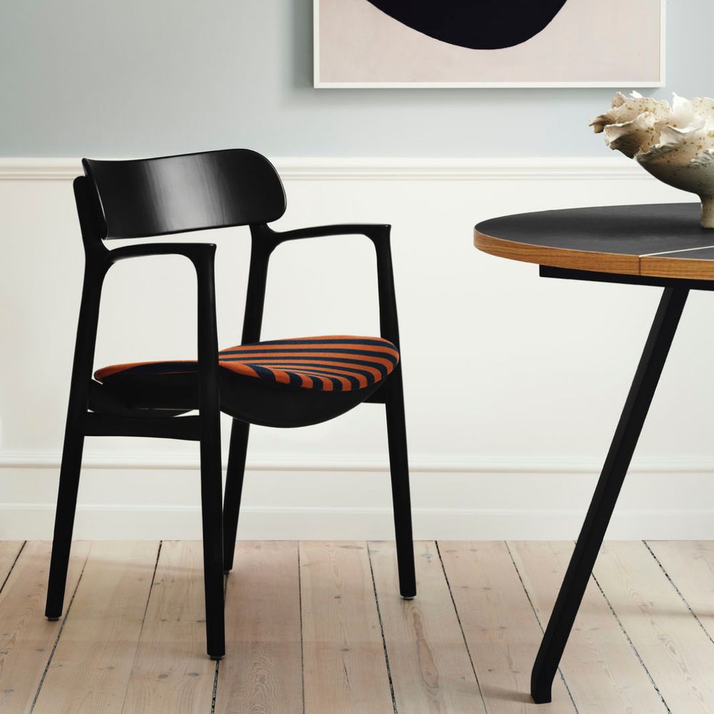 [product_category]-Bent Hansen Asger Chair Polsters Seat, Oiled Oak/Vils Fabric (22 100/110)-Bent Hansen-5713911008496-FSC1282700P0p_9100-01-01-BEN-12