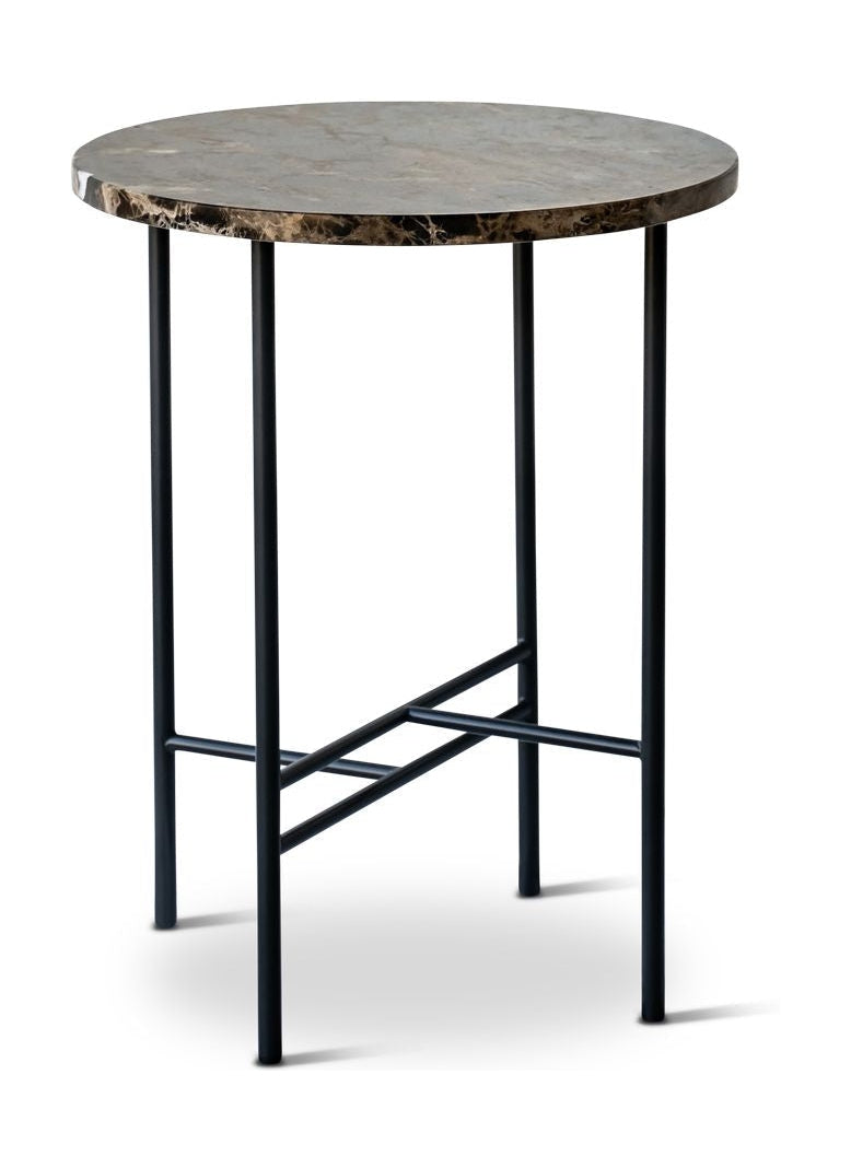 [product_category]-Bent Hansen Metro Coffee Table ø 45 Cm, Emperador Dark Brown Marble-Bent Hansen-5715457094957-20M4555MA2U-BEN-1