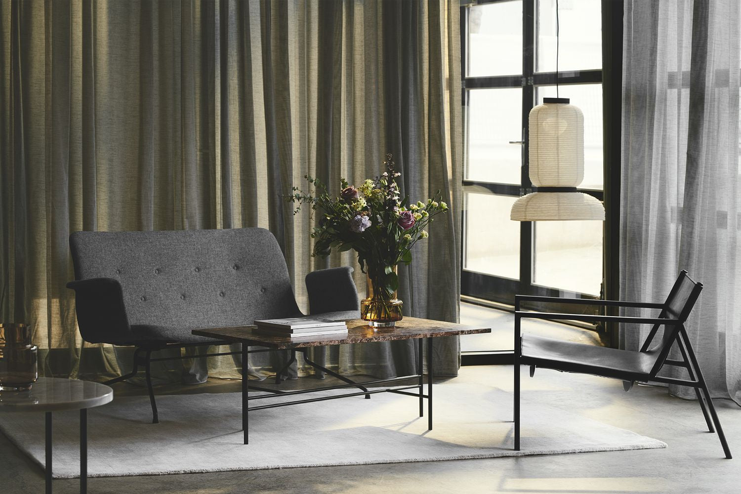 [product_category]-Bent Hansen Metro Coffee Table ø 45 Cm, White Carrara Marble-Bent Hansen-5715457094971-20M4555MA3U-BEN-6