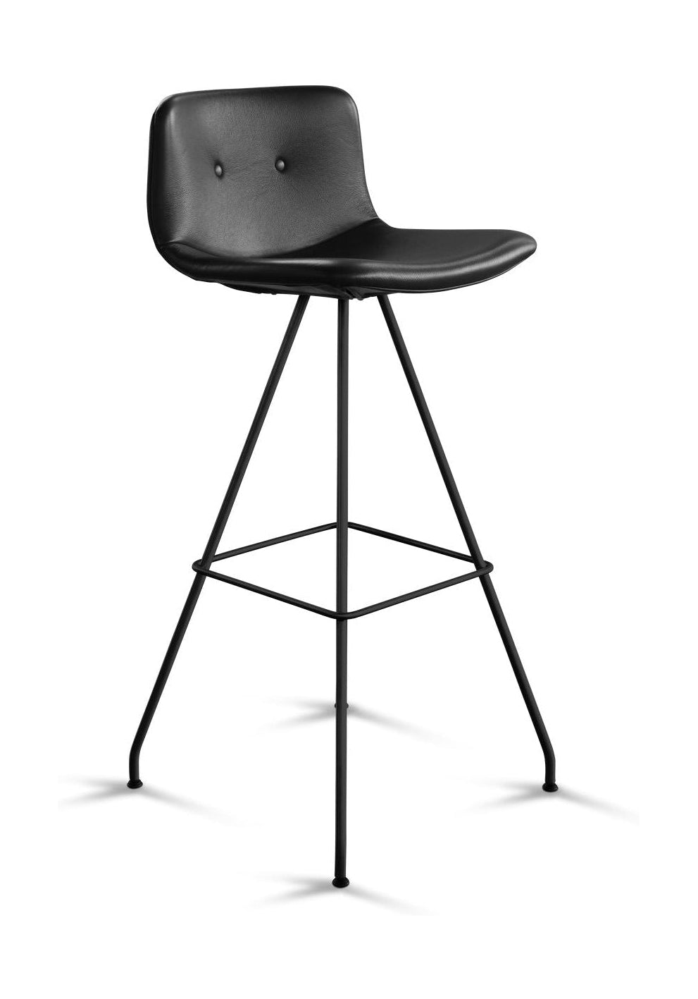 [product_category]-Bent Hansen Primum Bar Stool H: 99.5 Cm, Black Frame/Black Zenso Leather-Bent Hansen-5715457155634-2730HBFp_9999-01-01-BEN-1