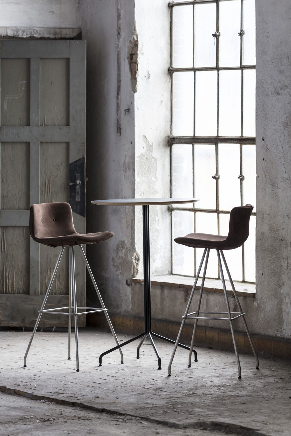 [product_category]-Bent Hansen Primum Bar Stool H: 99.5 Cm, Black Frame/Black Zenso Leather-Bent Hansen-5715457155634-2730HBFp_9999-01-01-BEN-2