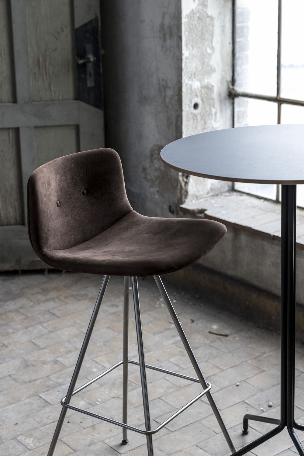 [product_category]-Bent Hansen Primum Bar Stool H: 99.5 Cm, Black Frame/Black Zenso Leather-Bent Hansen-5715457155634-2730HBFp_9999-01-01-BEN-3