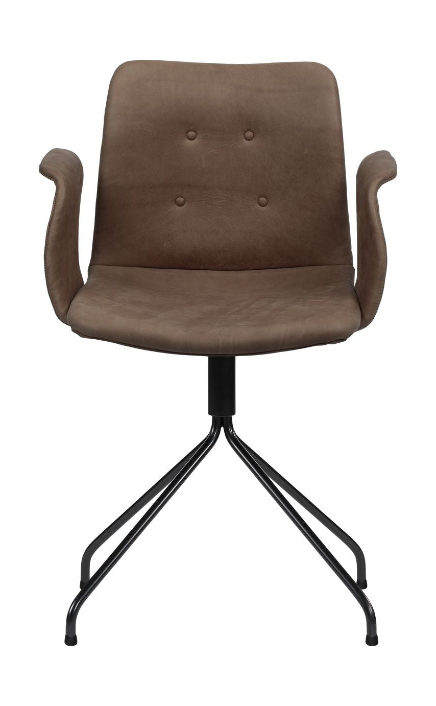 [product_category]-Bent Hansen Primum Chair With Armrests Black Swivel Frame, Tartufo Davos Leather-Bent Hansen-5715457236227-286272p_5000-03-04-BEN-1
