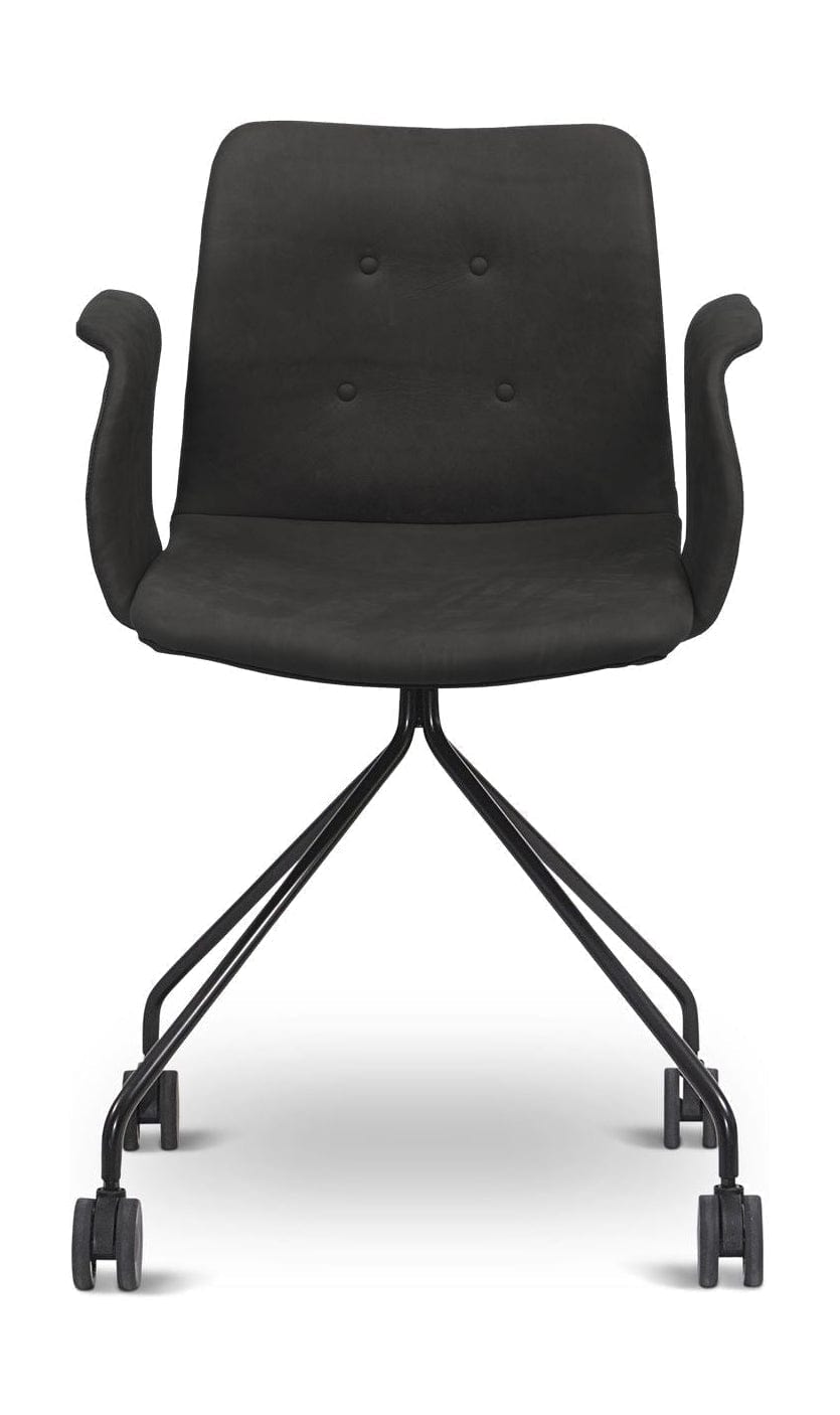 [product_category]-Bent Hansen Primum Chair With Armrests Black Wheel Frame, Black Zenso Leather-Bent Hansen-5715457193810-286276p_9999-01-01-BEN-1