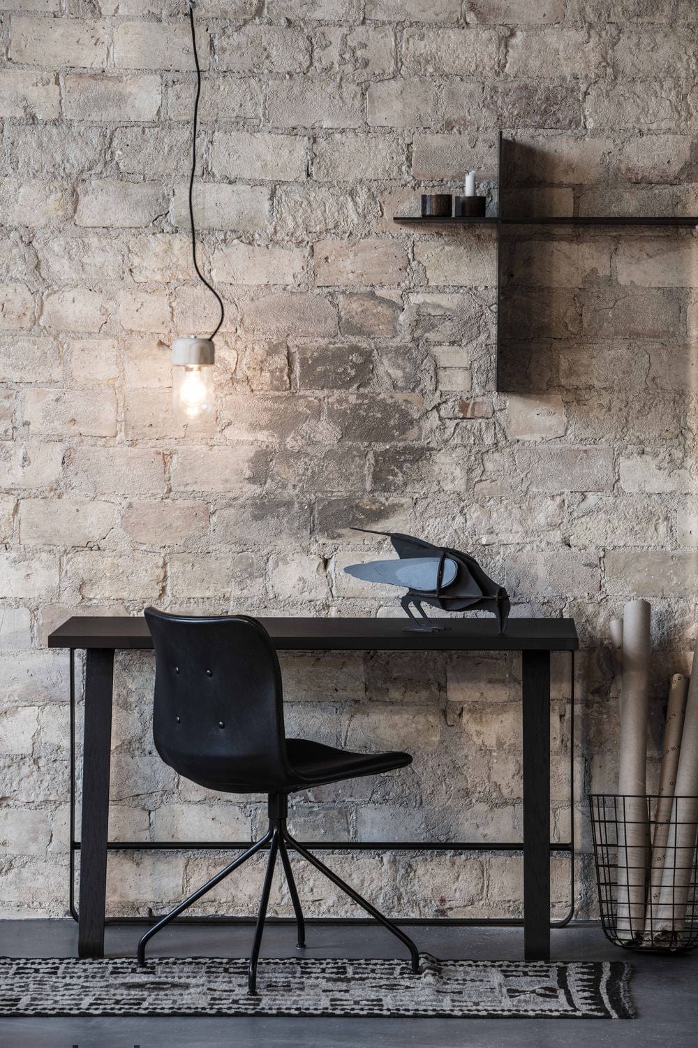 [product_category]-Bent Hansen Primum Chair With Armrests Black Wheel Frame, Tartufo Davos Leather-Bent Hansen-5715457193827-286276p_5000-03-04-BEN-2