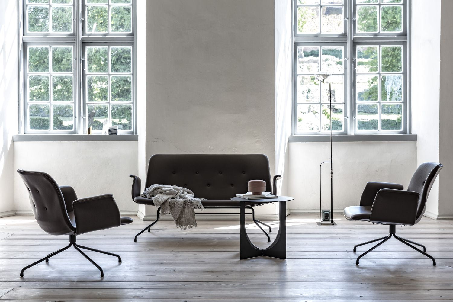 [product_category]-Bent Hansen Primum Lounge Chair With Armrests, Black Frame/Cognac Adrian Leather-Bent Hansen-5715457299833-296272p_9999-02-02-BEN-5