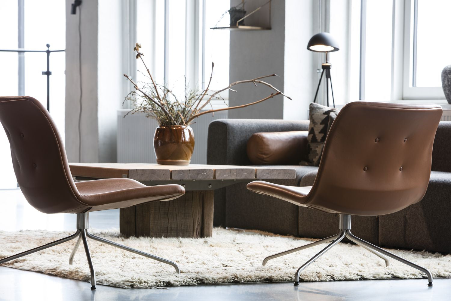 [product_category]-Bent Hansen Primum Lounge Chair With Armrests, Black Frame/Cognac Adrian Leather-Bent Hansen-5715457299833-296272p_9999-02-02-BEN-8