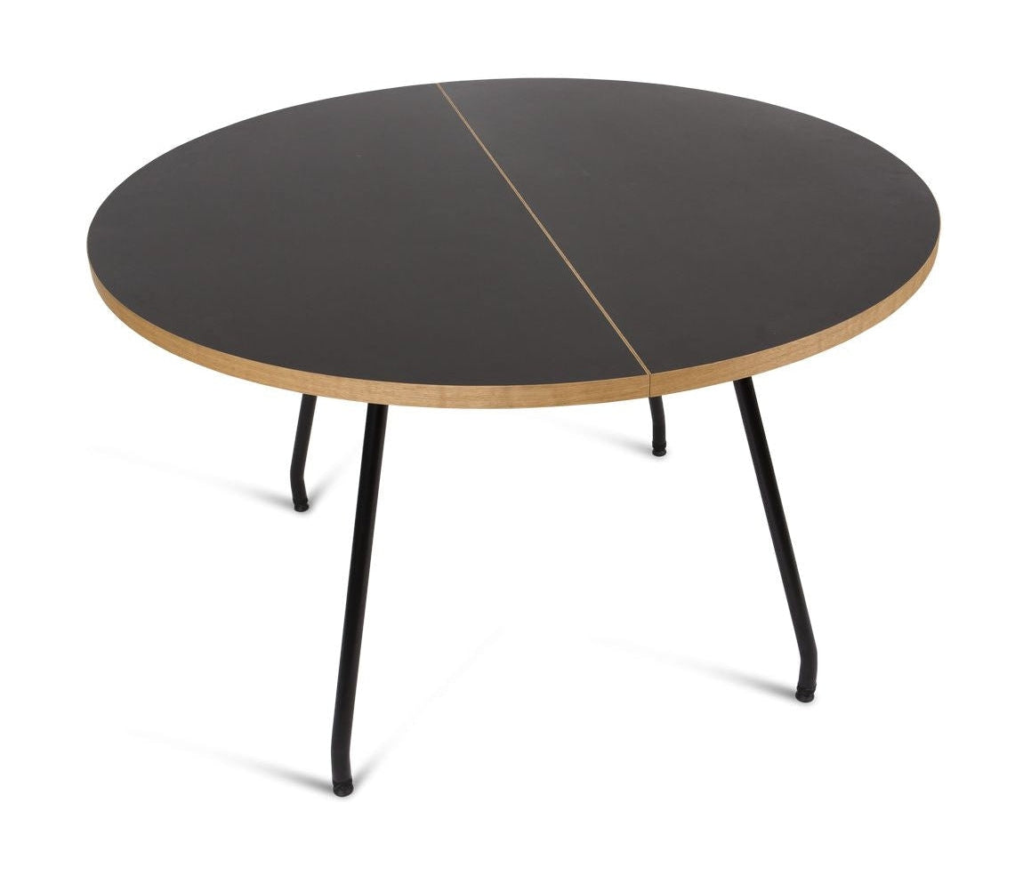 [product_category]-Bent Hansen Primum Table, Table Legs In Black Powder Coated Steel/Countertop In Black Linoleum-Bent Hansen-5715457331991-32BLI572U-BEN-1