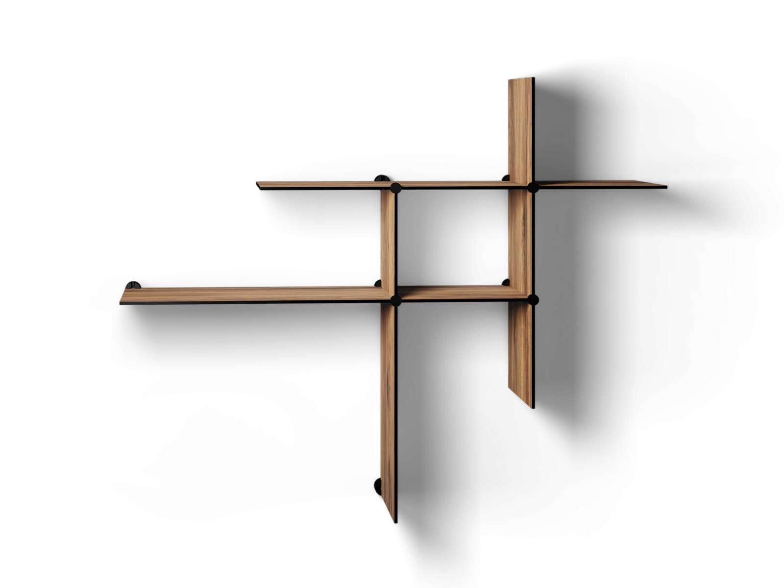 [product_category]-Bent Hansen Up The Wall Shelf System, Walnut-Bent Hansen-5715457458155-37WalU-BEN-2