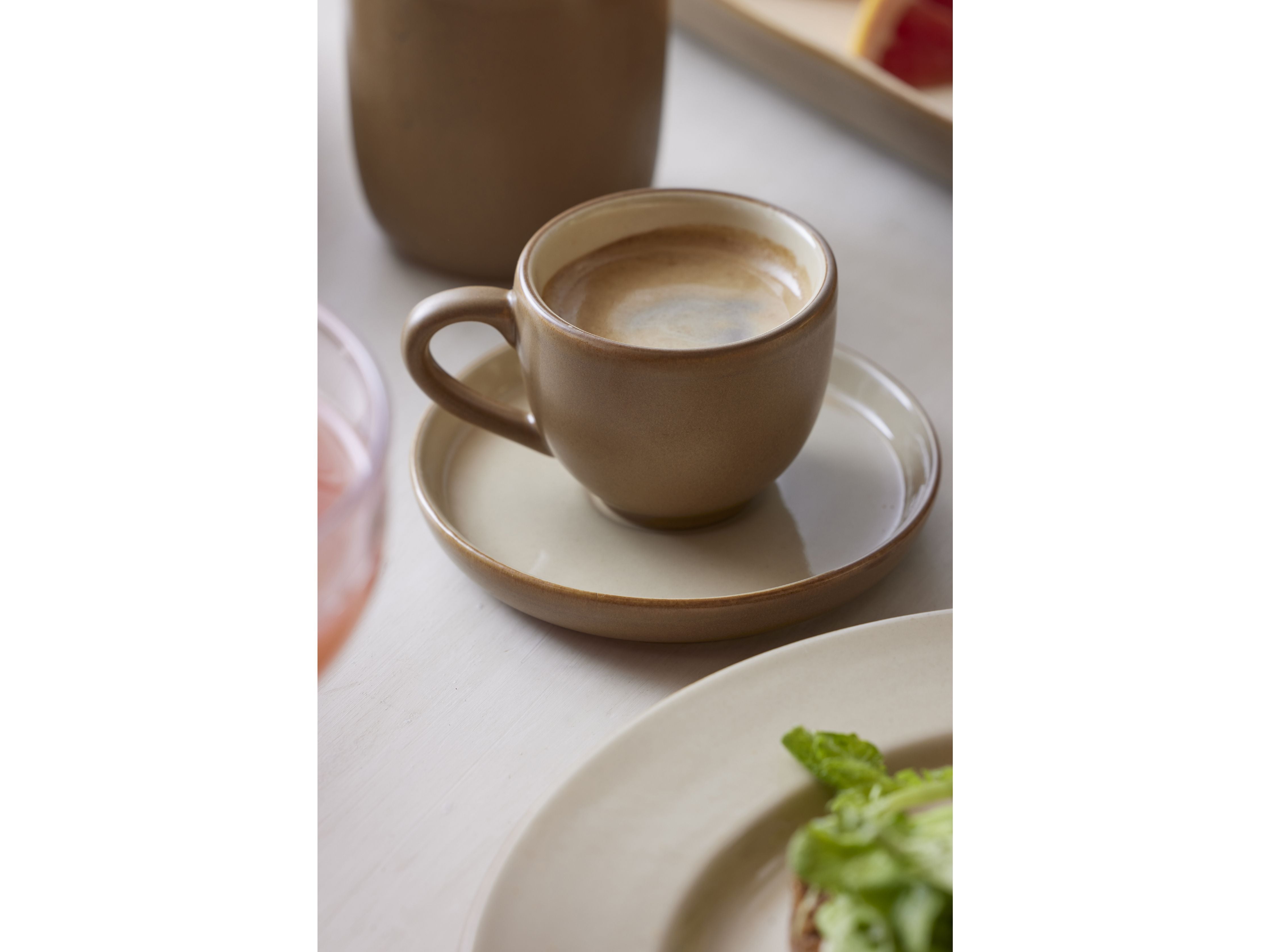 [product_category]-Bitz Espresso Cup With Saucer, Wood/Sand-Bitz-5722000290148-29014-BIT-2