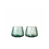 Bitz Kusintha Tealight Holder 2 Pcs. H 7,5 Cm, Green