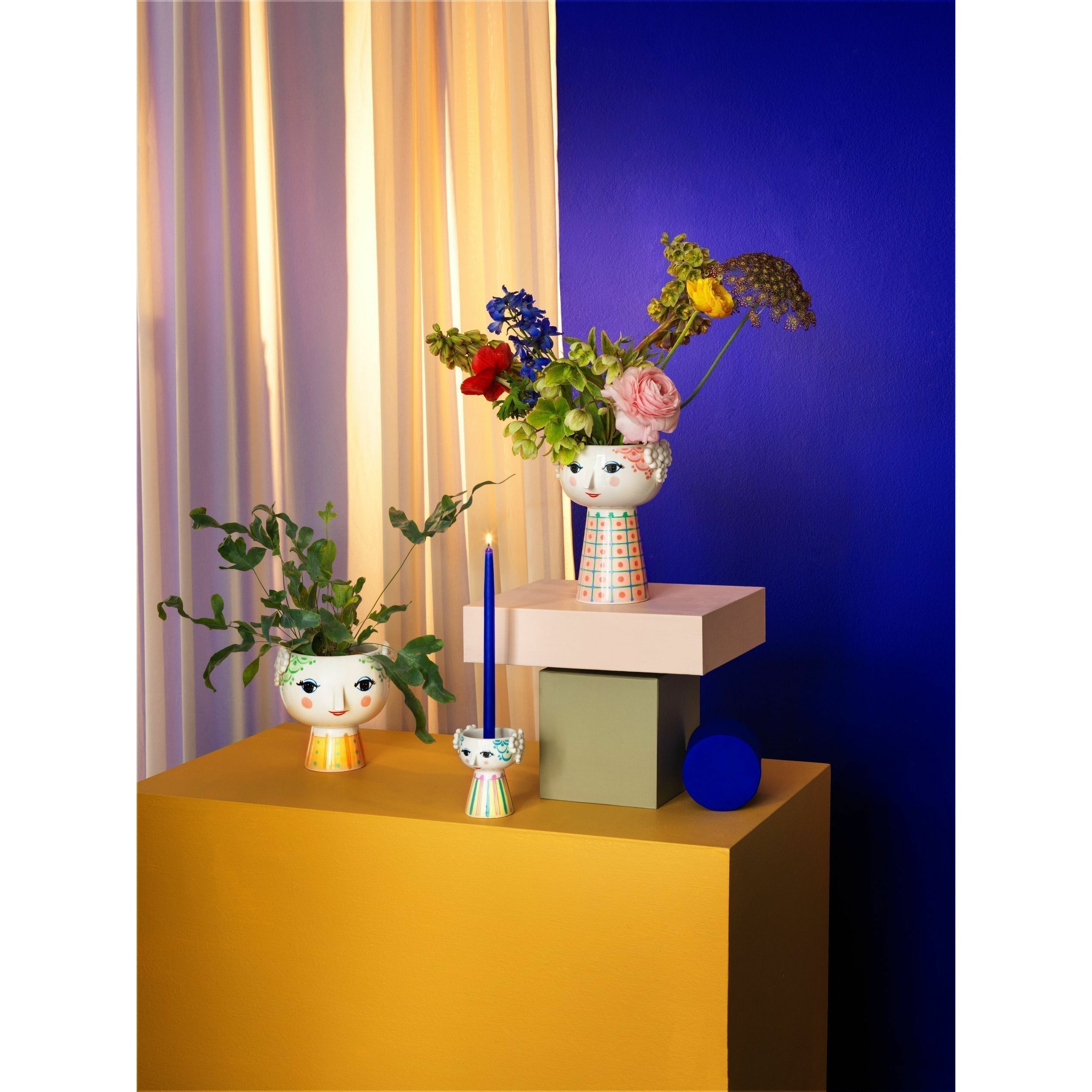 [product_category]-Bjørn Wiinblad Eva Candlestick, Light Blue-Bjørn Wiinblad-5709513565154-56515-BJO-6