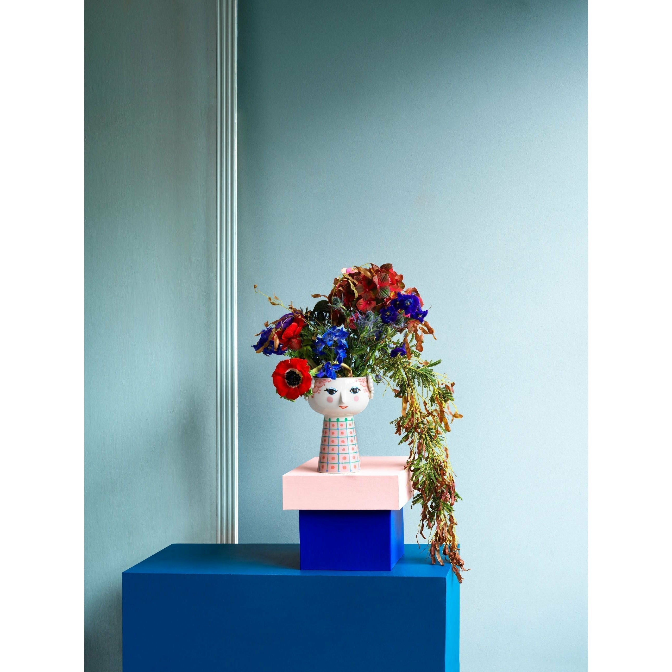 [product_category]-Bjørn Wiinblad Eva Vase, Pink-Bjørn Wiinblad-5709513565192-56519-BJO-9