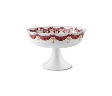 [product_category]-Bjørn Wiinblad Guirlande Confectionery Bowl Red ø16.5 Cm-Bjørn Wiinblad-5709513530152-53015-BJO-1