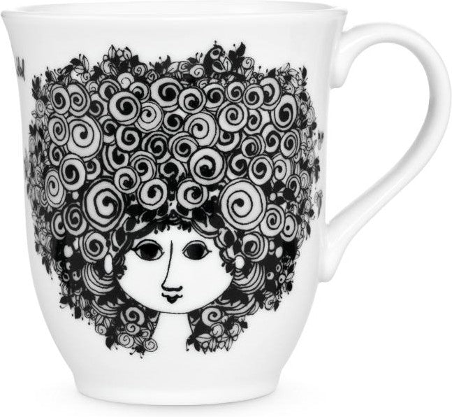 [product_category]-Bjørn Wiinblad Mug Rosalinde, Black-Bjørn Wiinblad-5709513521013-52101-BJO-1
