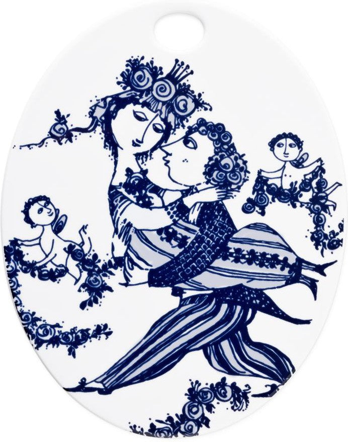 [product_category]-Bjørn Wiinblad Wall Plate Victoire, Blue-Bjørn Wiinblad-5709513540311-54031-BJO-1