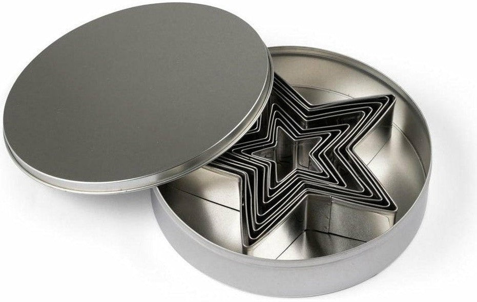 [product_category]-Blomsterbergs Cookie Cutter Set Stars, 9 Pieces-Blomsterbergs-5722001007219-100721-BLO-1