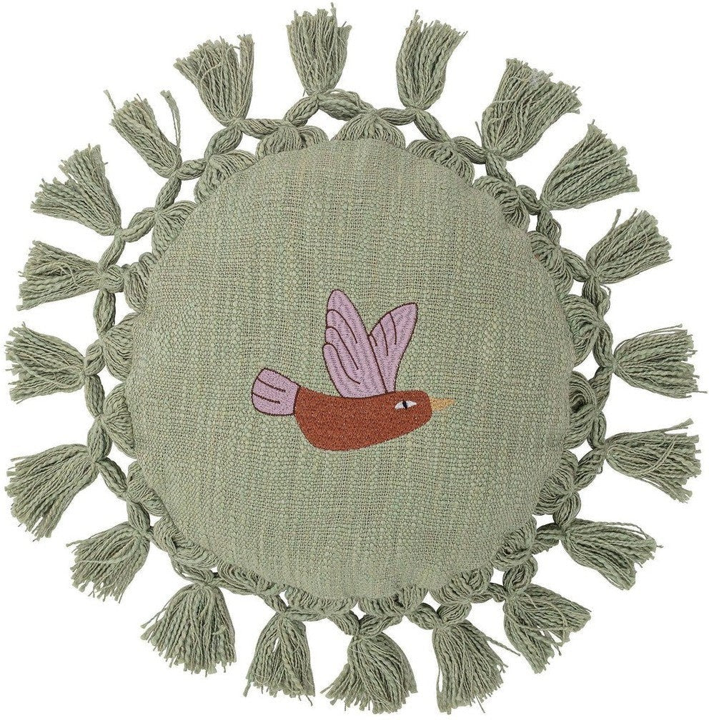 [product_category]-Bloomingville MINI Elinna Cushion, Green, Cotton-Bloomingville MINI-5711173284306-82051653-BLO-1