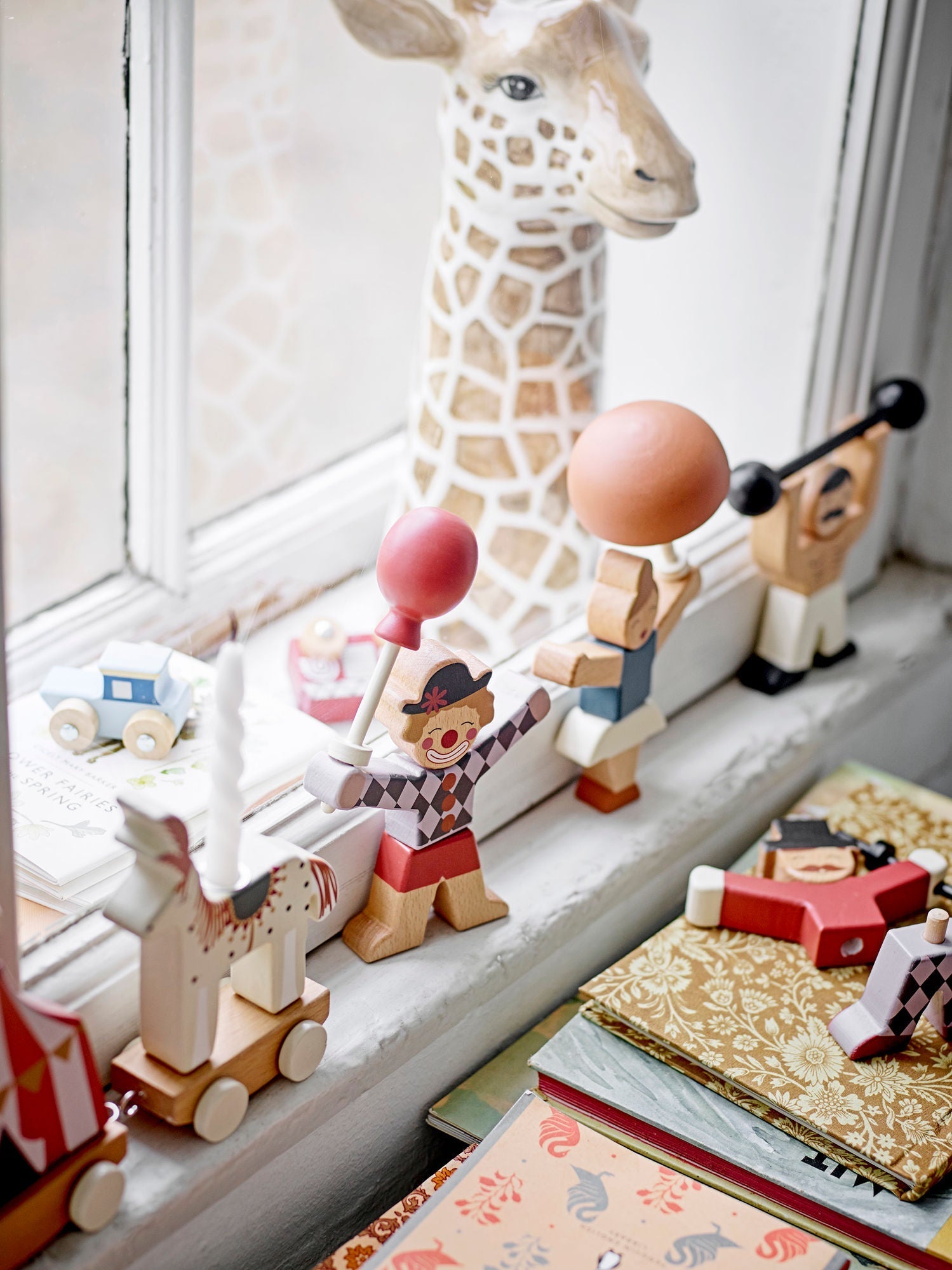 [product_category]-Bloomingville MINI Rossaio Activity Toy, Red, FSC®100%, Beech-Bloomingville MINI-5711173298433-82054137-BLO-5