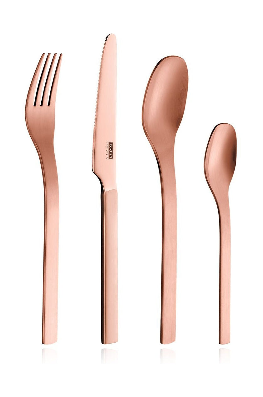 [product_category]-Bodum Barcelona Set Cutlery Set 16 Pieces, Copper-Bodum-699965328504-K6335-18-BOD-1