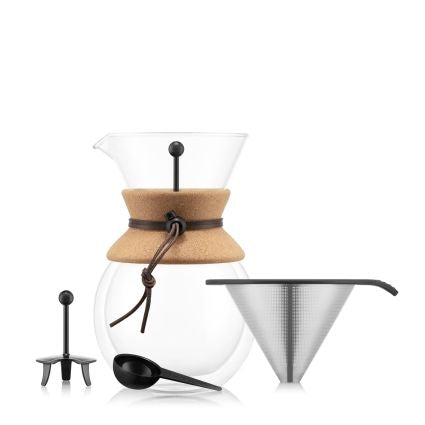 [product_category]-Bodum Pour Over Stainless Steel Filter With Handle, 1 L-Bodum-699965514075-12110-01S-BOD-3