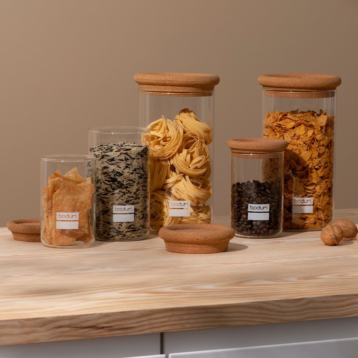 [product_category]-Bodum Yohki Storage Jar With Cork Lid Cork, 1 L-Bodum-699965347284-8600-109-2-BOD-5