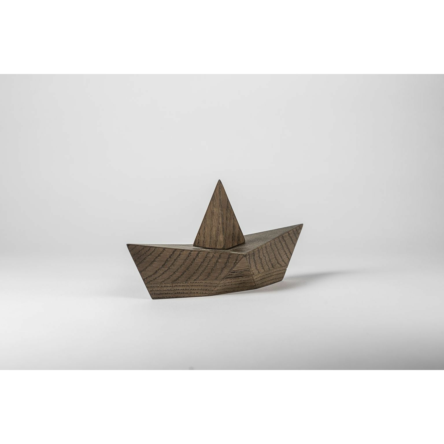 [product_category]-Boyhood Admiral Paper Boat Decorative Figure Large, Smoked Oak-Boyhood-5744000800318-400031-BOY-4