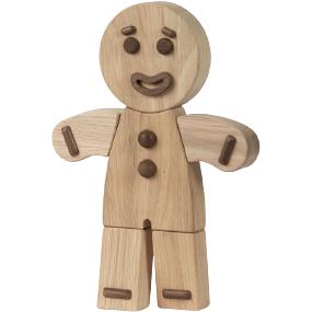 [product_category]-Boyhood Gingerbread Man Wooden Figure, Oak, Large-Boyhood-5744000800400-400040-BOY-2
