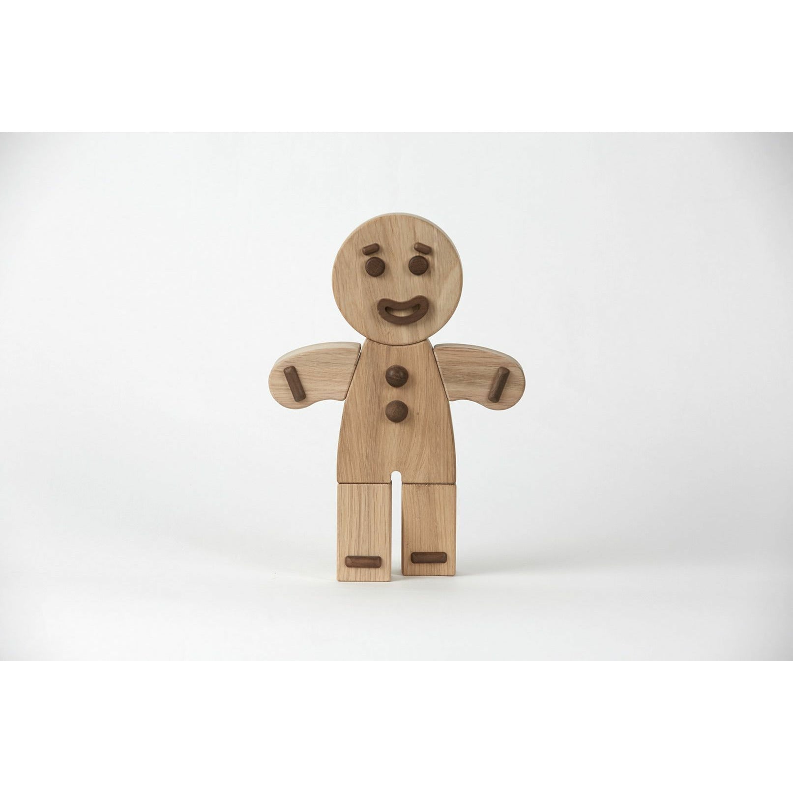 [product_category]-Boyhood Gingerbread Man Wooden Figure, Oak, Large-Boyhood-5744000800400-400040-BOY-4