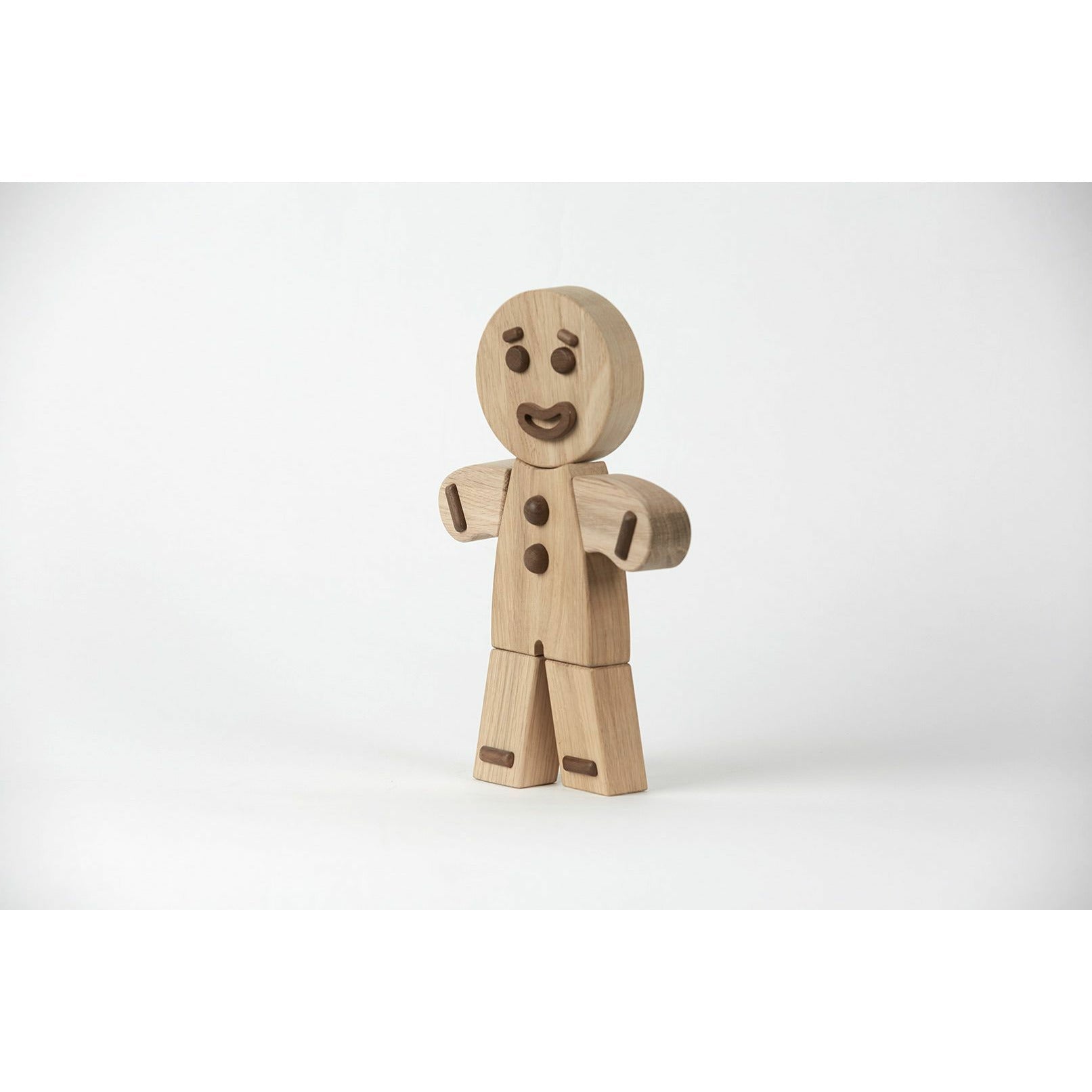 [product_category]-Boyhood Gingerbread Man Wooden Figure, Oak, Large-Boyhood-5744000800400-400040-BOY-5