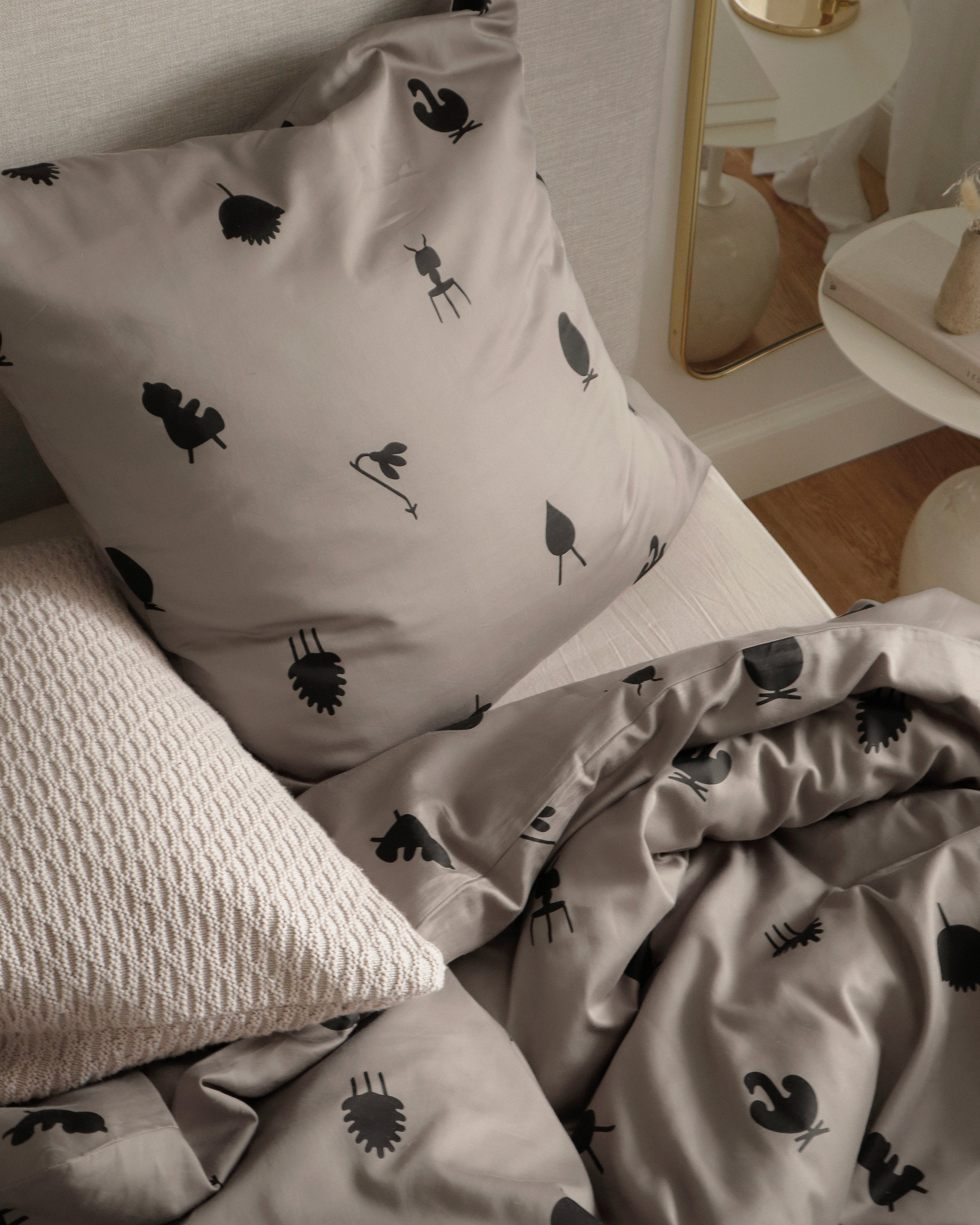 [product_category]-Brainchild Bed Linen Design Icons 140x200 Cm, Taupe-Brainchild-6010713202002-5001-BRA-13