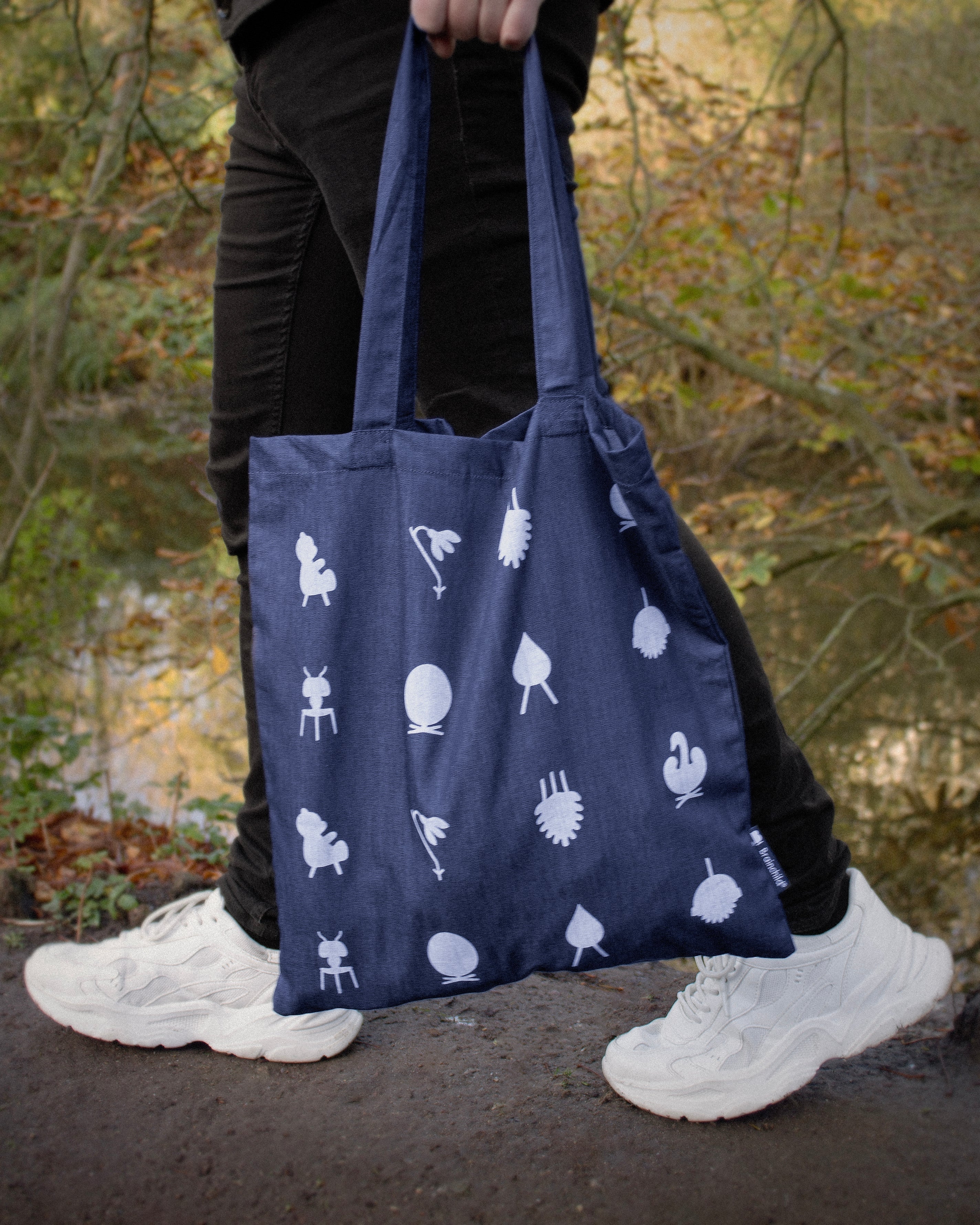 [product_category]-Brainchild Designikoner Mulepose, Blå-Allbuy.store-Totebag-Blue-BRA-2