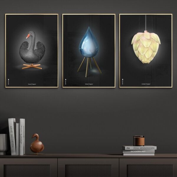 [product_category]-Brainchild Drop Classic Poster Without Frame A5, Black Background-Brainchild-5713713201146-53001-BRA-5