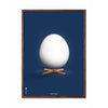 brainchild Ægklassisk plakat mørk træramme 30x40 cm mørkeblå baggrund