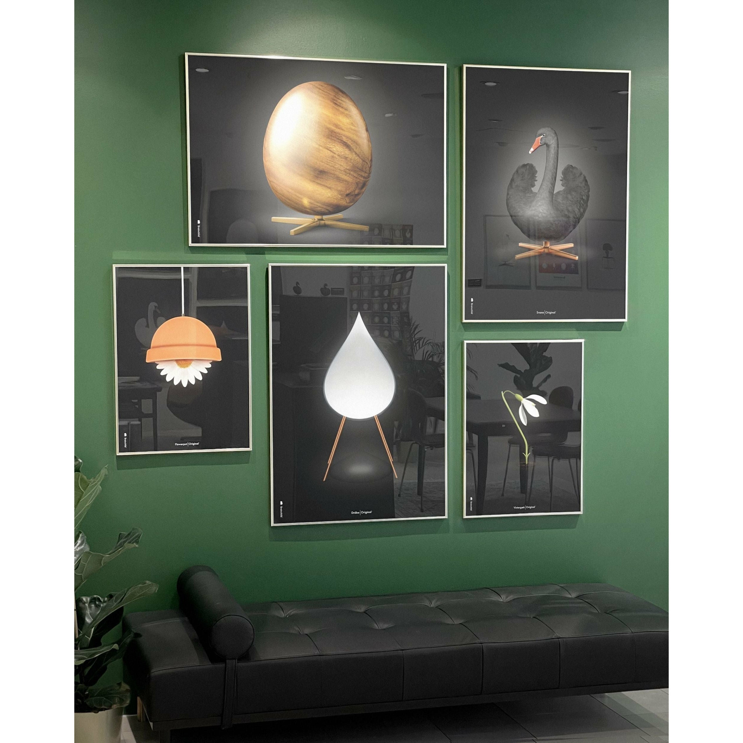 [product_category]-Brainchild Egg Cross Format Poster Without Frame A5, Black-Brainchild-17001-BRA-3