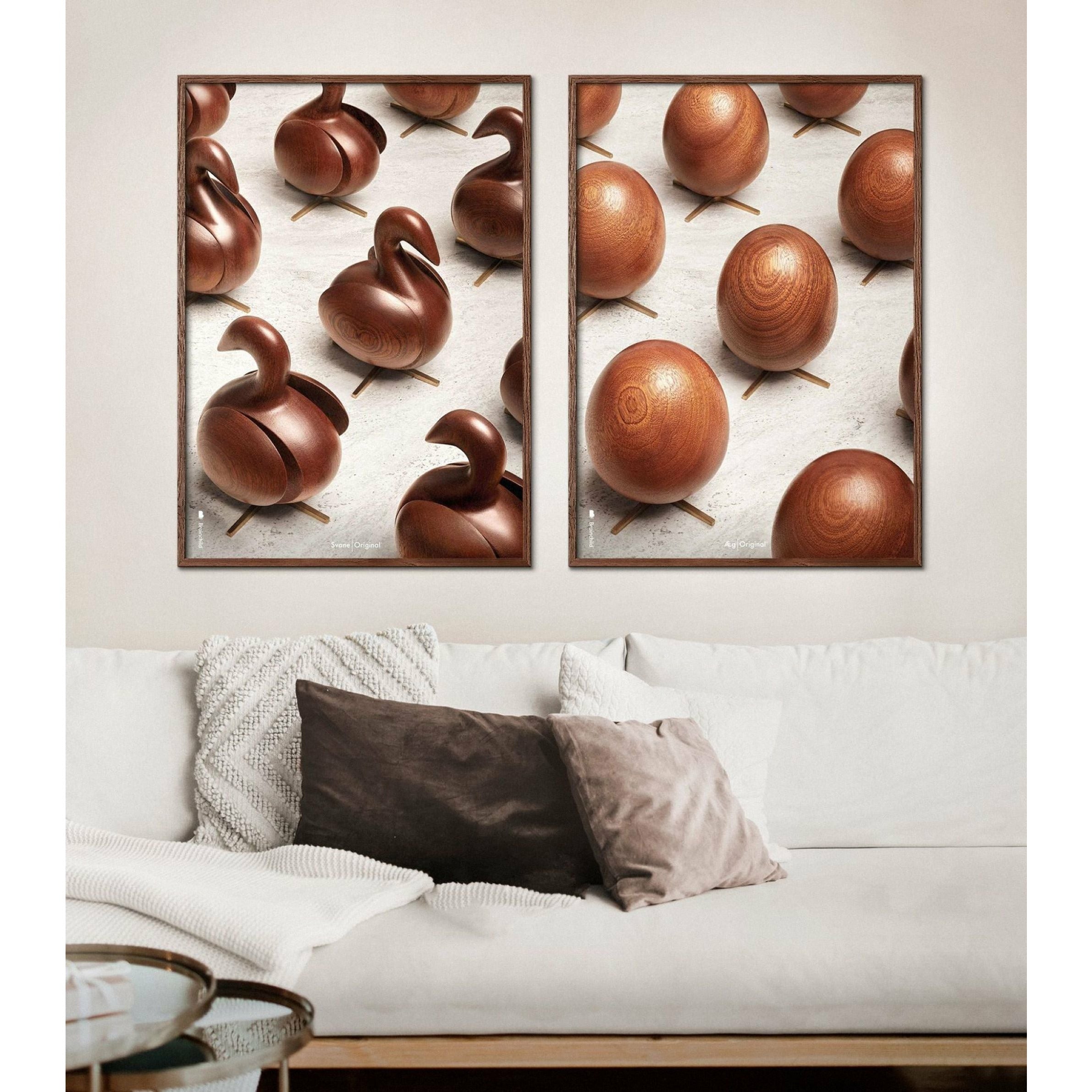 [product_category]-Brainchild Egg Parade Poster, Brass Colored Frame, 70 X100 Cm-Brainchild-PA-11004-D-BRA-5